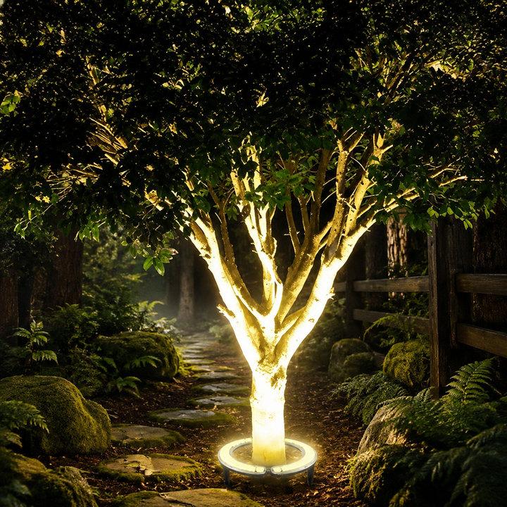 LED Boomring Verlichting Grond 360° Tuin