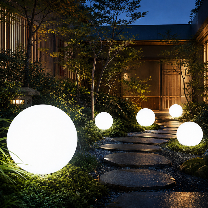 Aurora Garden Sphere, Betoverende Tuinverlichting Weerbestendig