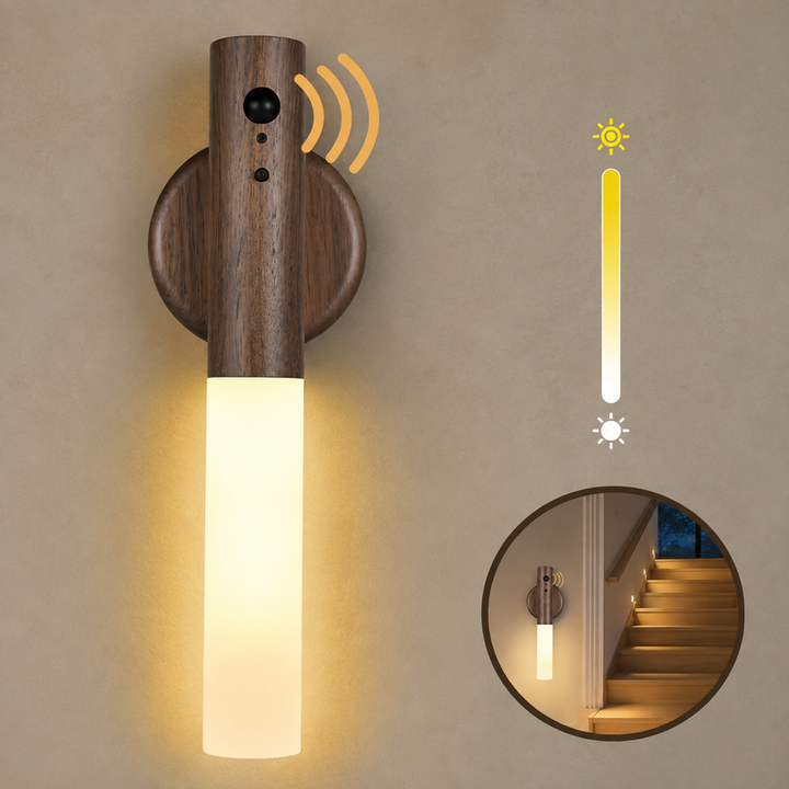 LumiSense Draadloze Wandlamp Bewegingssensor