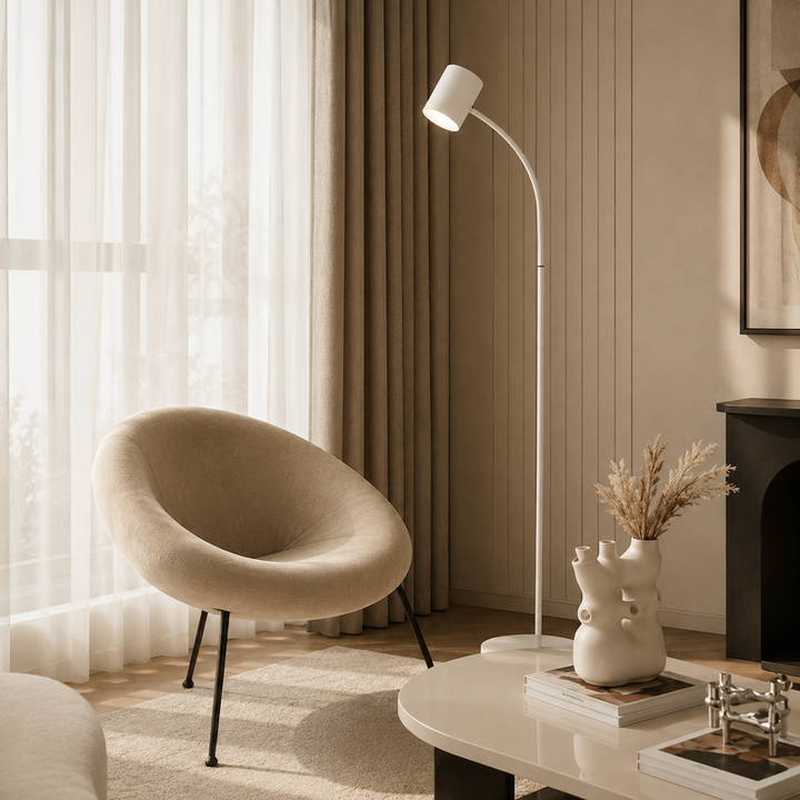 Hoge Vloerlamp Slaapkamer Nordic Verstelbaar Leeslicht