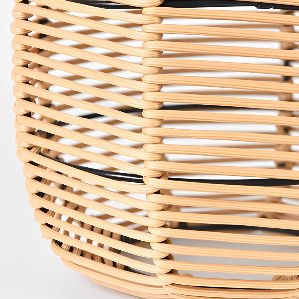 Rotan Lantaarn Waterdicht Creatief Solar Tuinlamp