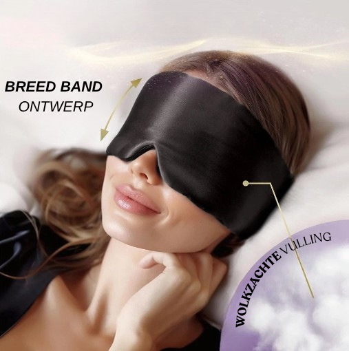LadySilk- luxe 100% zijden slaapmasker