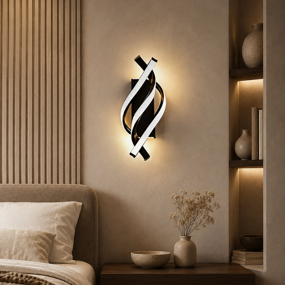 Spiraal Wandlamp Modern Minimalistisch LED Metaal