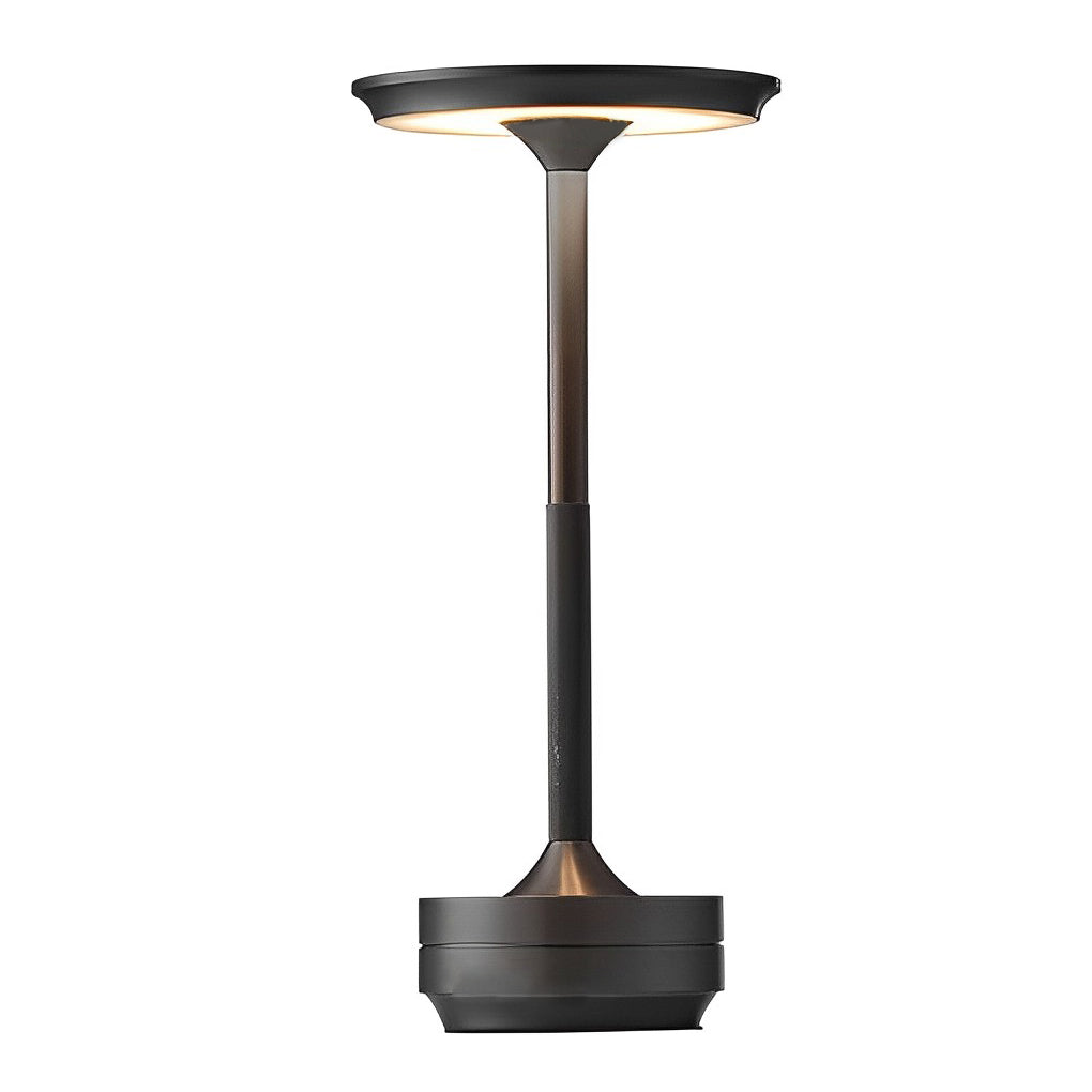 Verchroomde Metalen Slanke Draadloze UFO Alien Tafellamp
