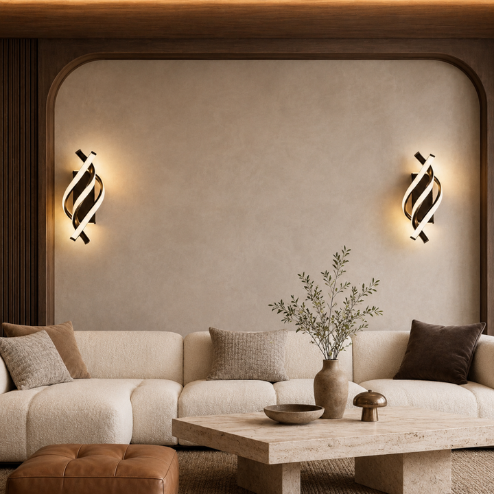 Spiraal Wandlamp Modern Minimalistisch LED Metaal