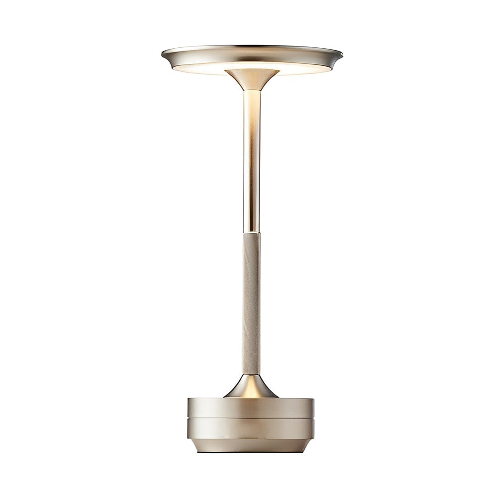 Verchroomde Metalen Slanke Draadloze UFO Alien Tafellamp