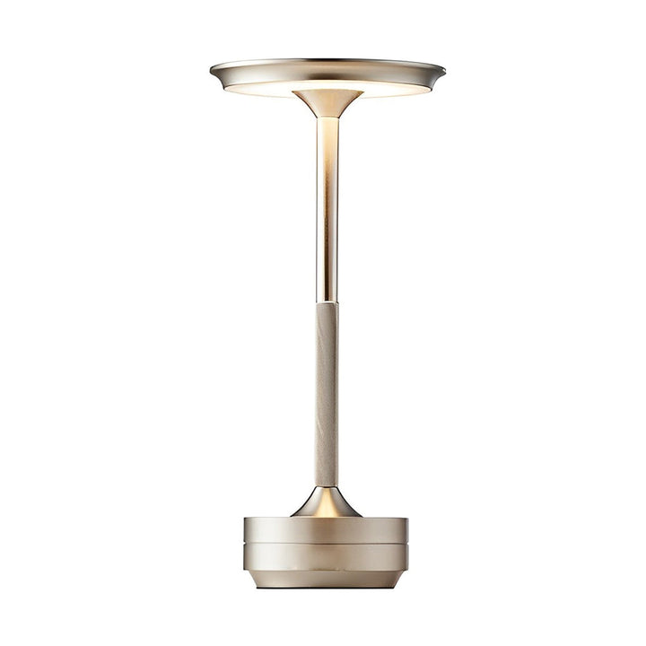 Verchroomde Metalen Slanke Draadloze UFO Alien Tafellamp