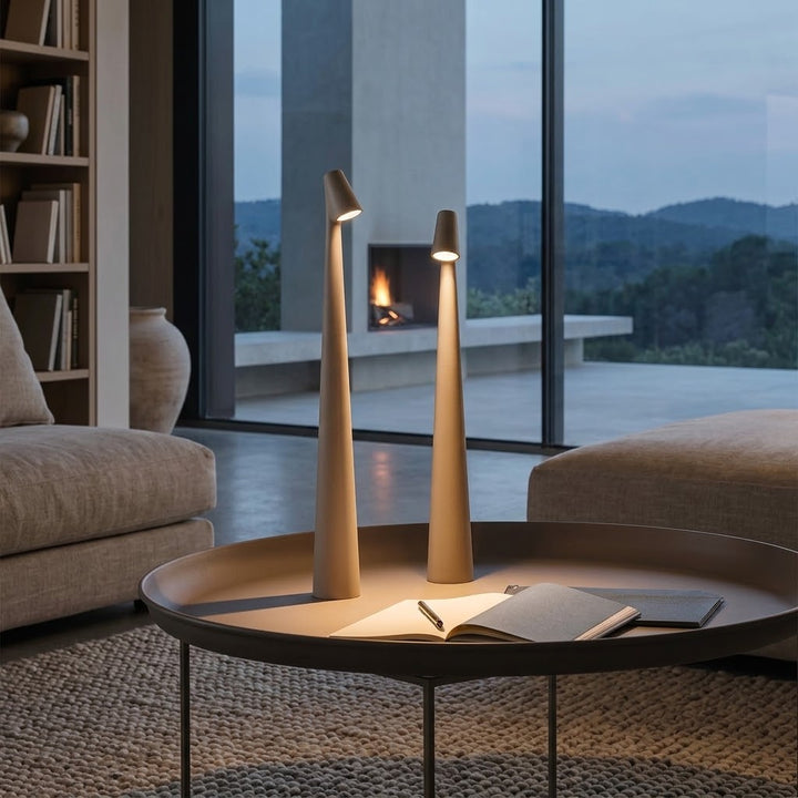 Kegelvormige Tafellamp Modern LED Dimbaar Metaal