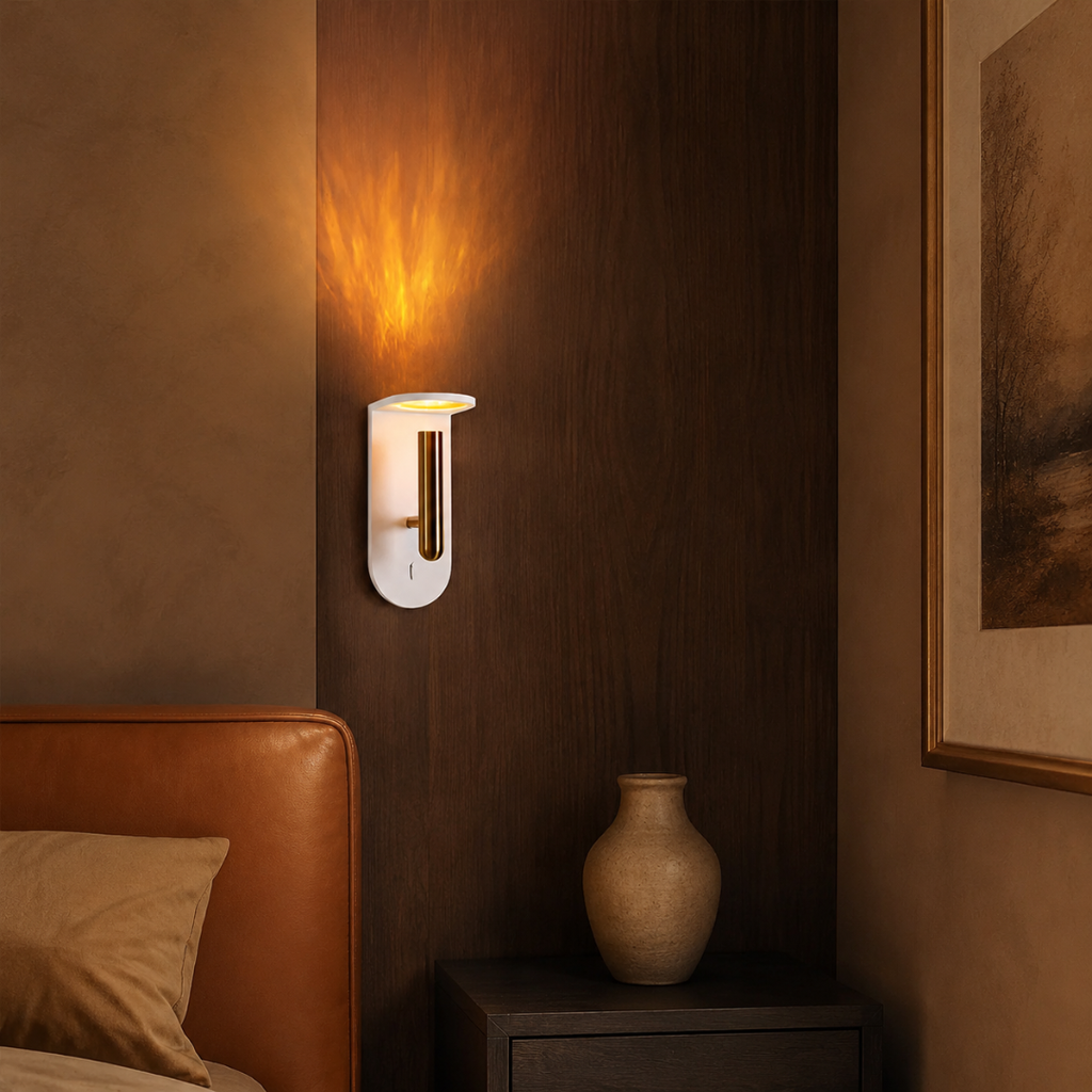 Creatieve 3W LED Vlameffect Wandlamp Nordic Stijl