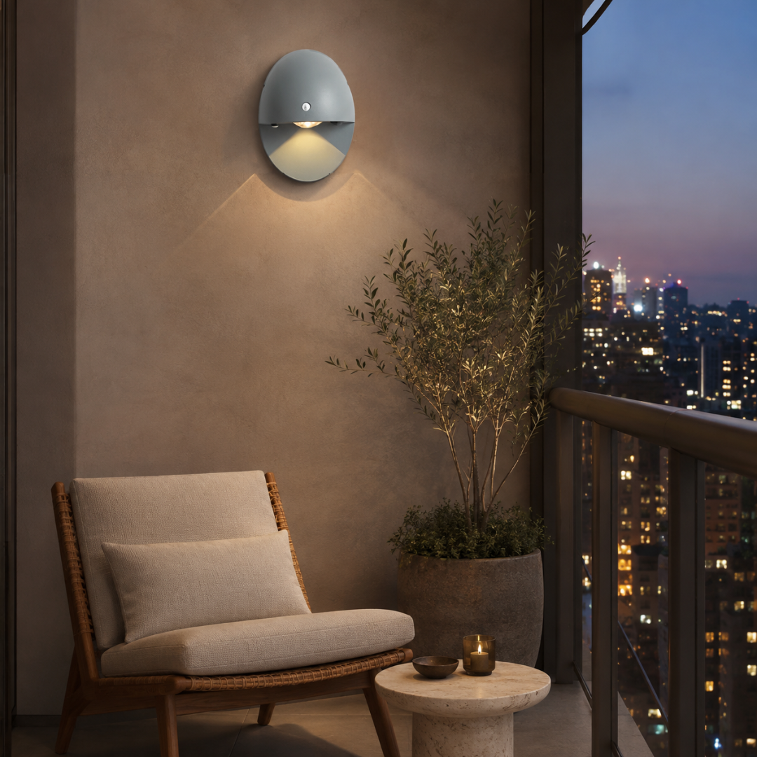 Ovale Oplaadbare USB Bewegingssensor Magnetische Wandlamp