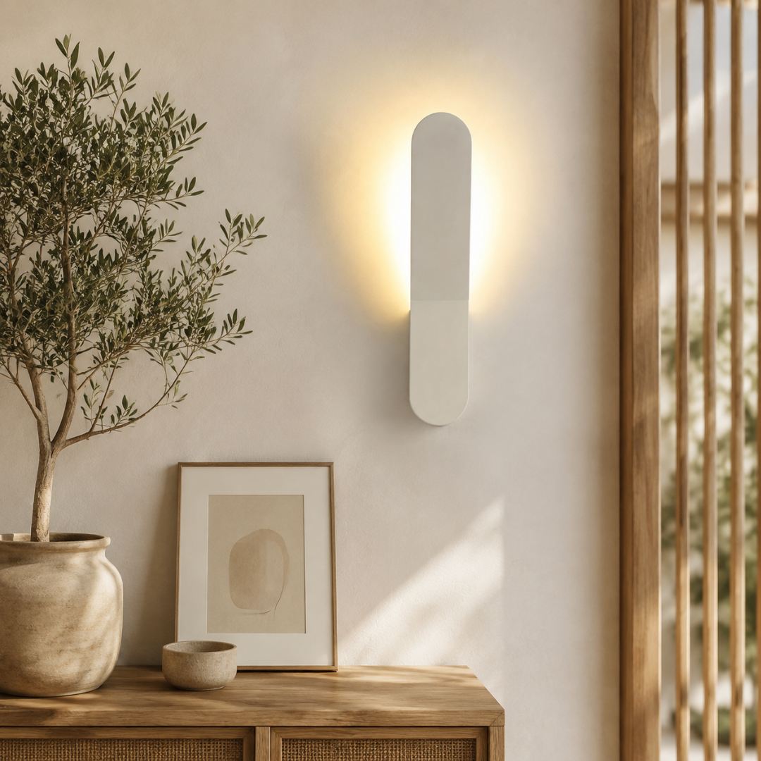 Minimalistische LED Wandlamp Aluminium – Indirect Verlicht