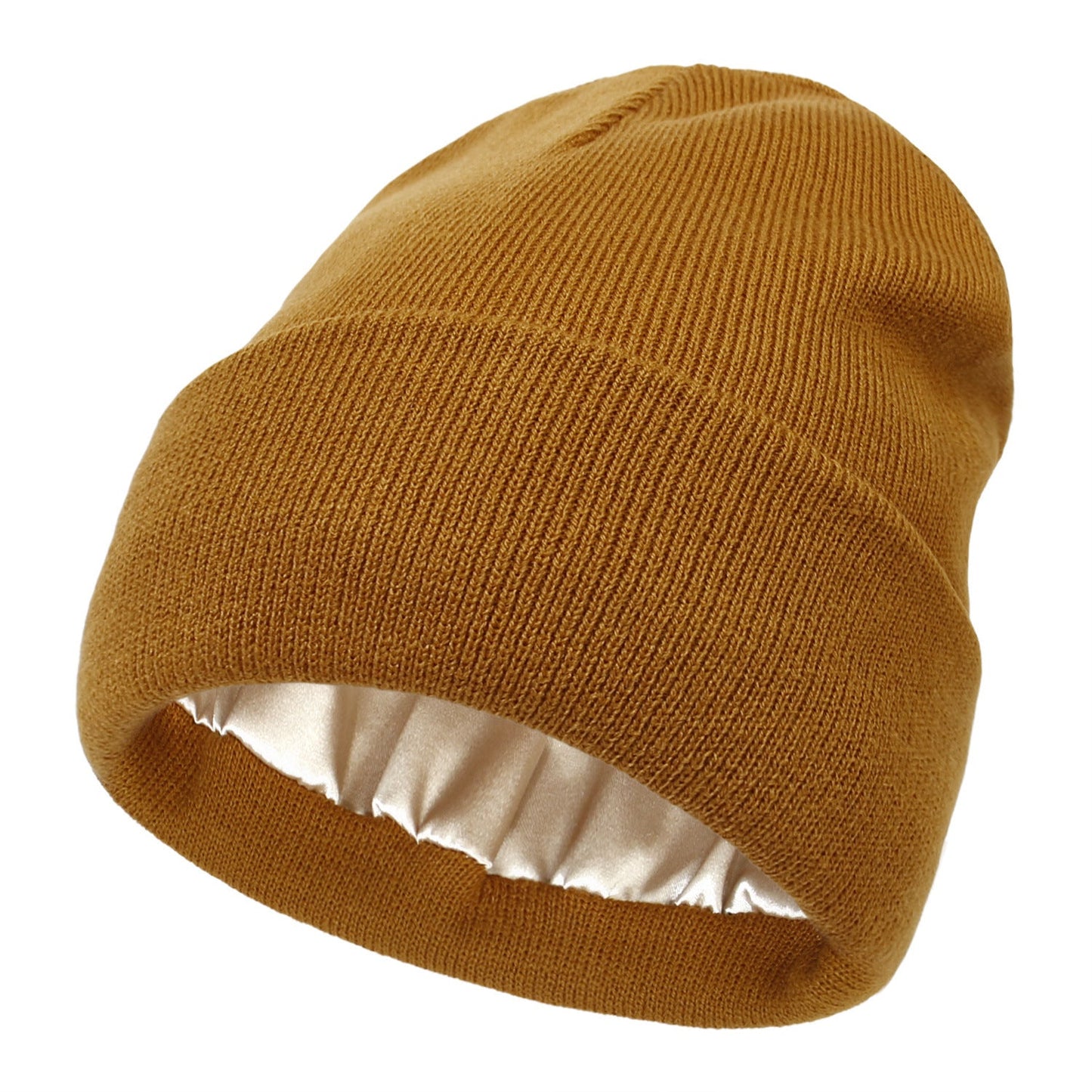 The Satin Shield Beanie - Satijn gevoerde muts tegen pluizig haar