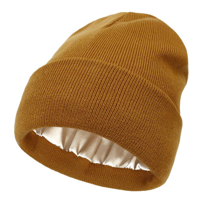 The Satin Shield Beanie - Satijn gevoerde muts tegen pluizig haar
