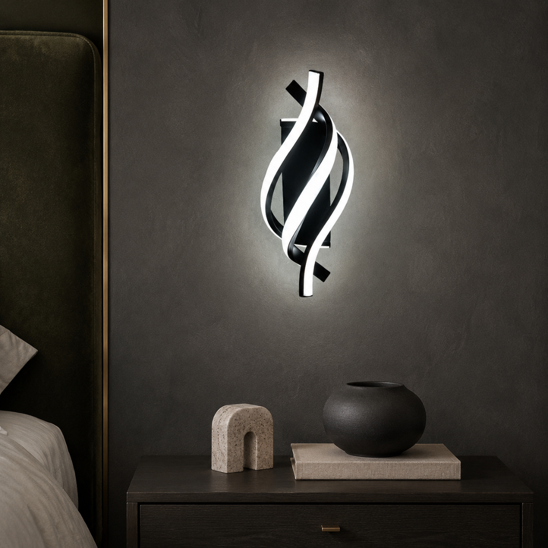 Spiraal Wandlamp Modern Minimalistisch LED Metaal