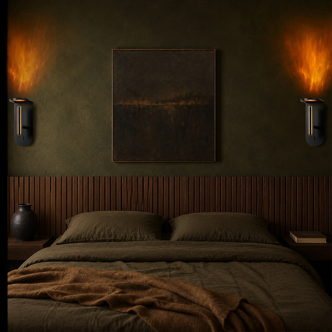 Creatieve 3W LED Vlameffect Wandlamp Nordic Stijl