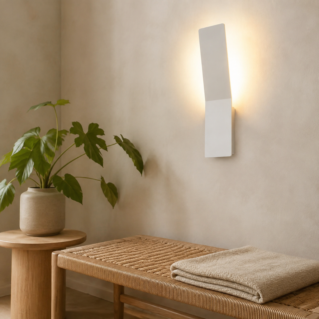 Minimalistische LED Wandlamp Aluminium – Indirect Verlicht