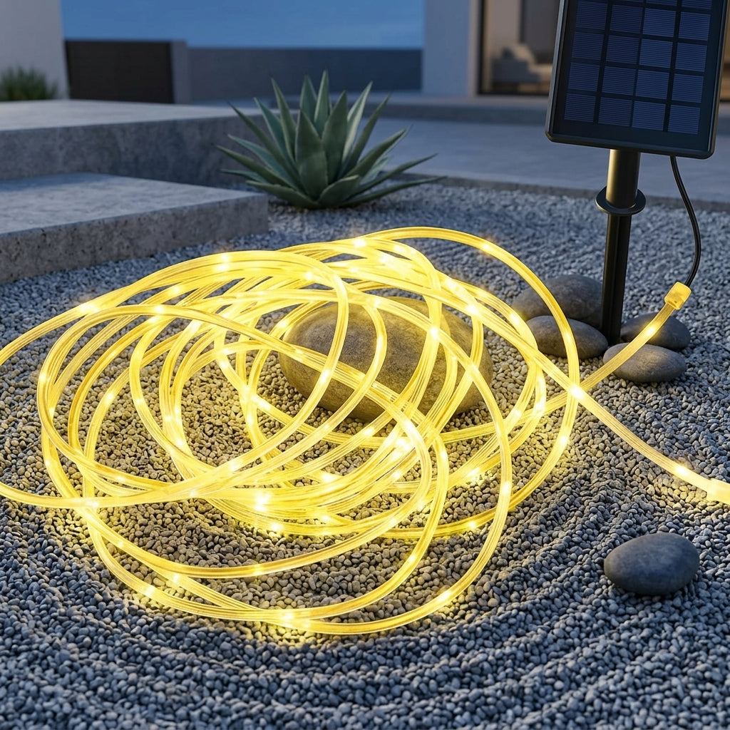 Flexibele Solar LED Strip Sterrenlicht Buiten Waterdicht