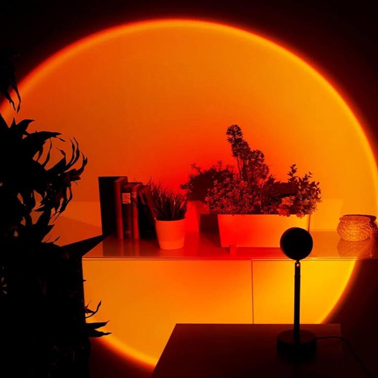 Zonsondergang Projectielamp met 13 Lichtmodi, 360° Draaibaar