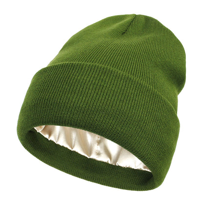 The Satin Shield Beanie - Satijn gevoerde muts tegen pluizig haar