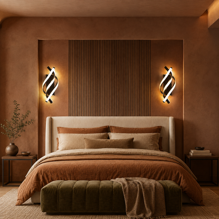 Spiraal Wandlamp Modern Minimalistisch LED Metaal
