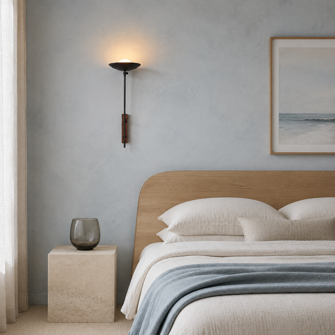 Verstelbare Wandlamp Modern Minimalistisch Marmer en Glas