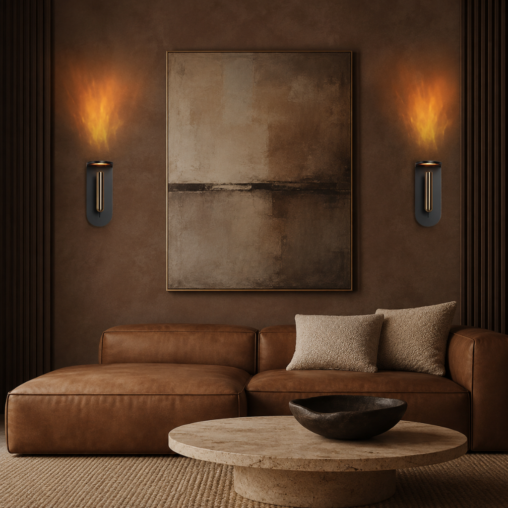 Creatieve 3W LED Vlameffect Wandlamp Nordic Stijl