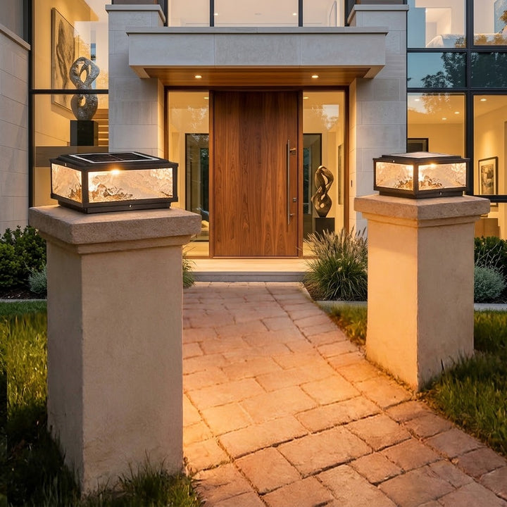 Vierkante Buiten Pilaarverlichting Modern LED Waterdicht