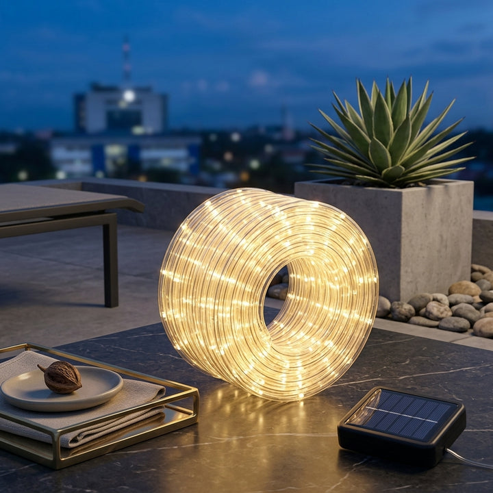 Waterdichte Smart Multi-Color Solar LED Strip Buiten
