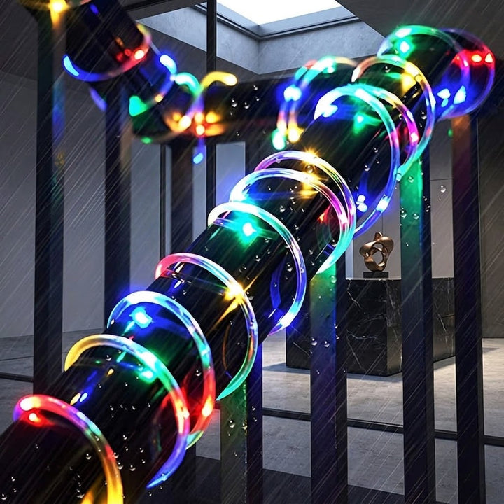 Waterdichte Smart Multi-Color Solar LED Strip Buiten