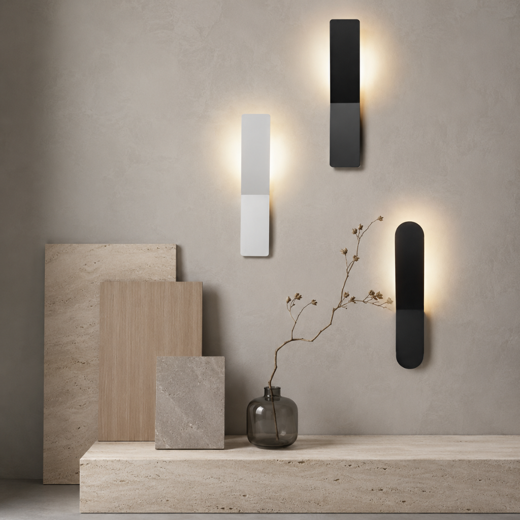 Minimalistische LED Wandlamp Aluminium – Indirect Verlicht