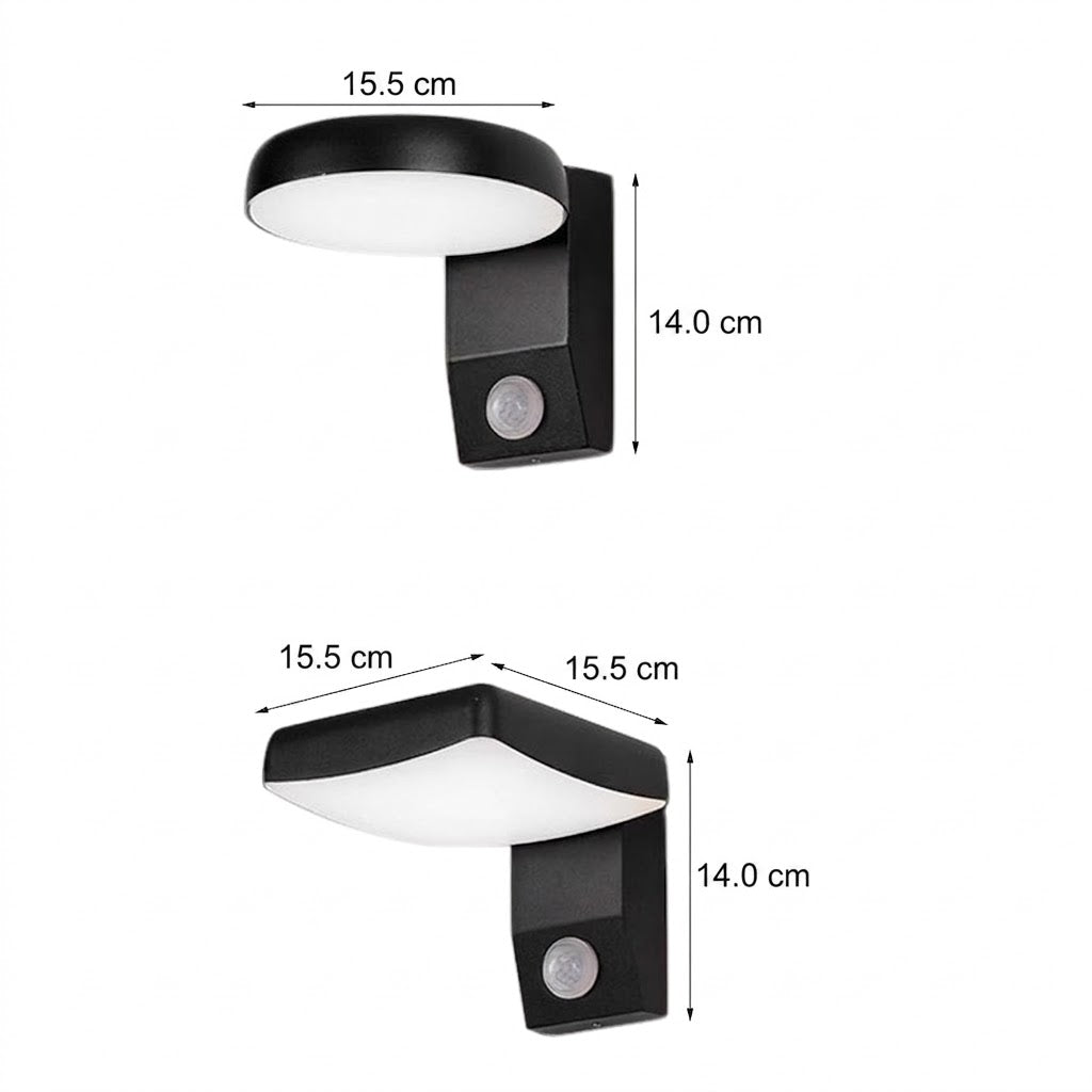 Buiten Wandlamp Bewegingssensor Draaibaar Licht