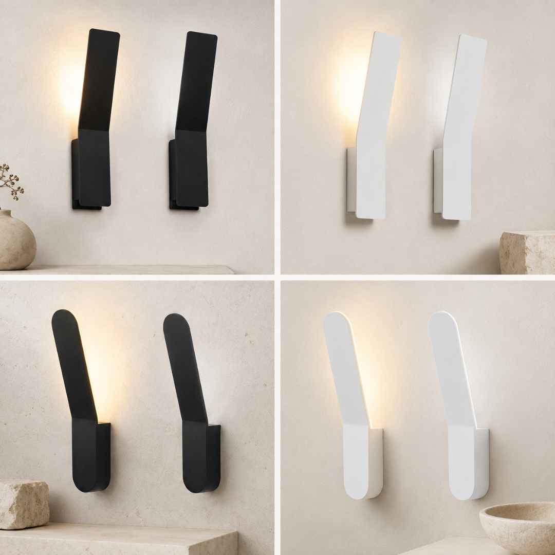 Minimalistische LED Wandlamp Aluminium – Indirect Verlicht