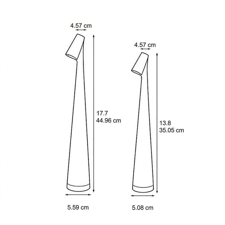 Kegelvormige Tafellamp Modern LED Dimbaar Metaal