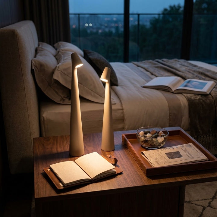 Kegelvormige Tafellamp Modern LED Dimbaar Metaal