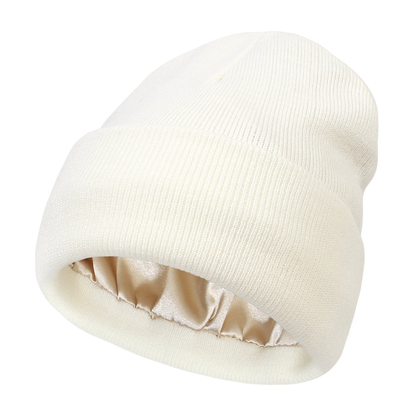The Satin Shield Beanie - Satijn gevoerde muts tegen pluizig haar