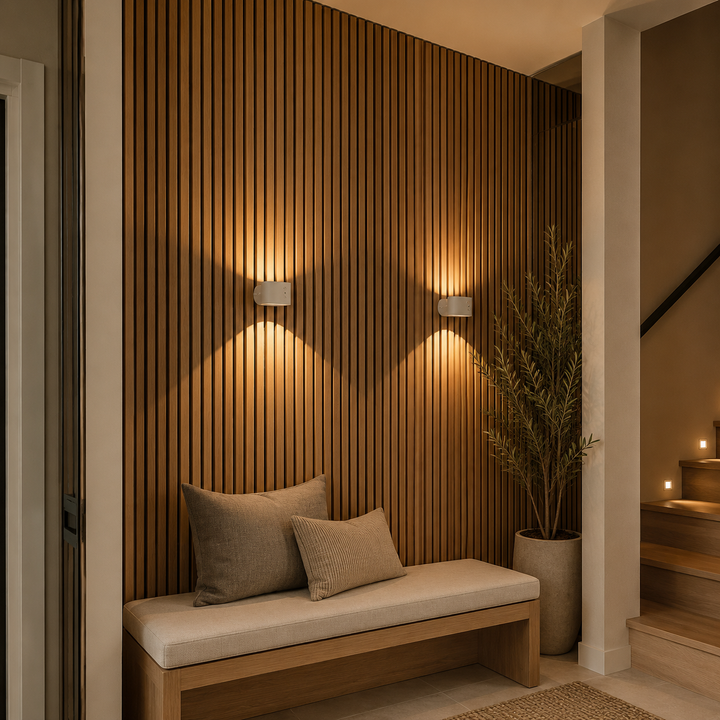 Draadloze LED Wandlamp, Sfeervolle Gloed voor Thuis