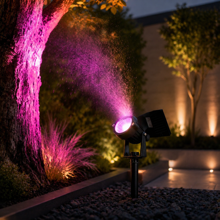 Grondpen Solar Lampen Verstelbaar LED RGB Waterdicht