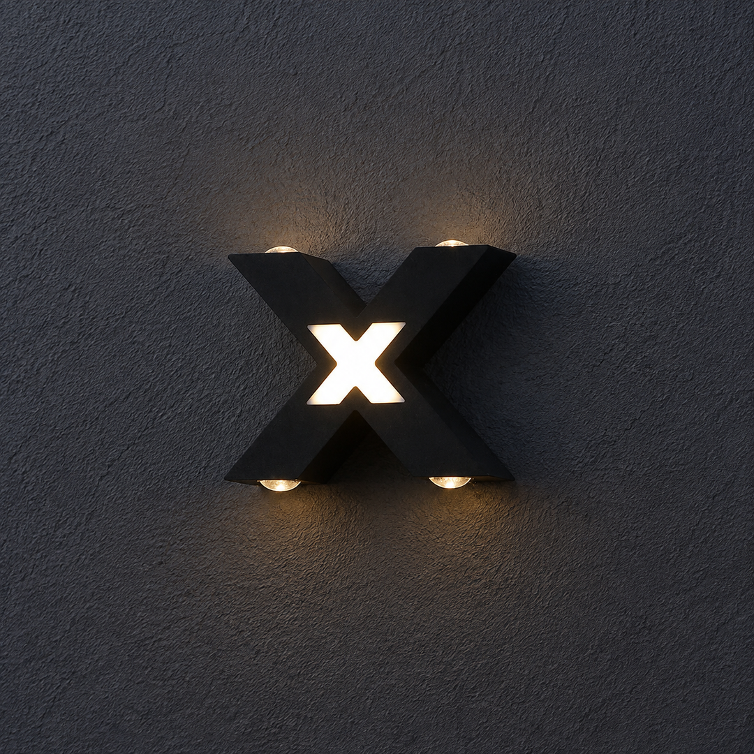 Bolvormige LED Wandlamp Aluminium Buiten