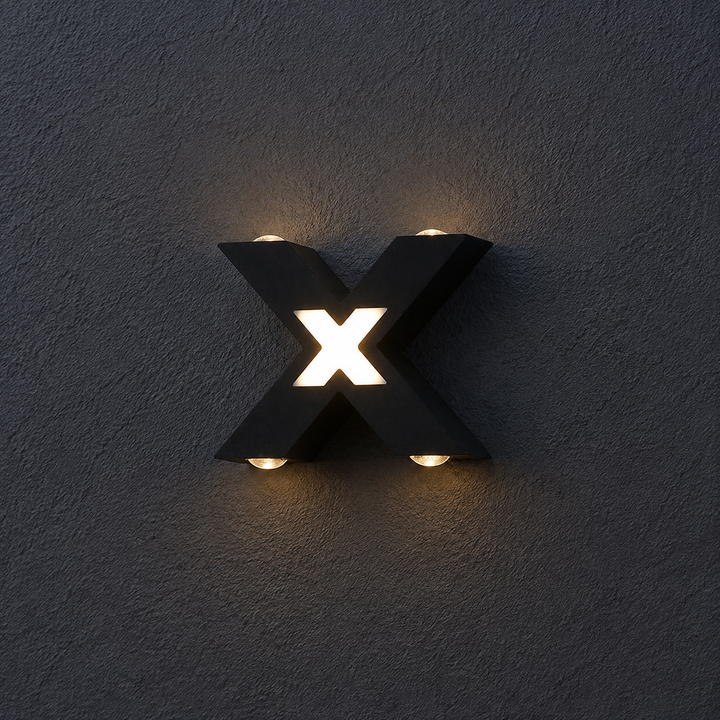 Bolvormige LED Wandlamp Aluminium Buiten