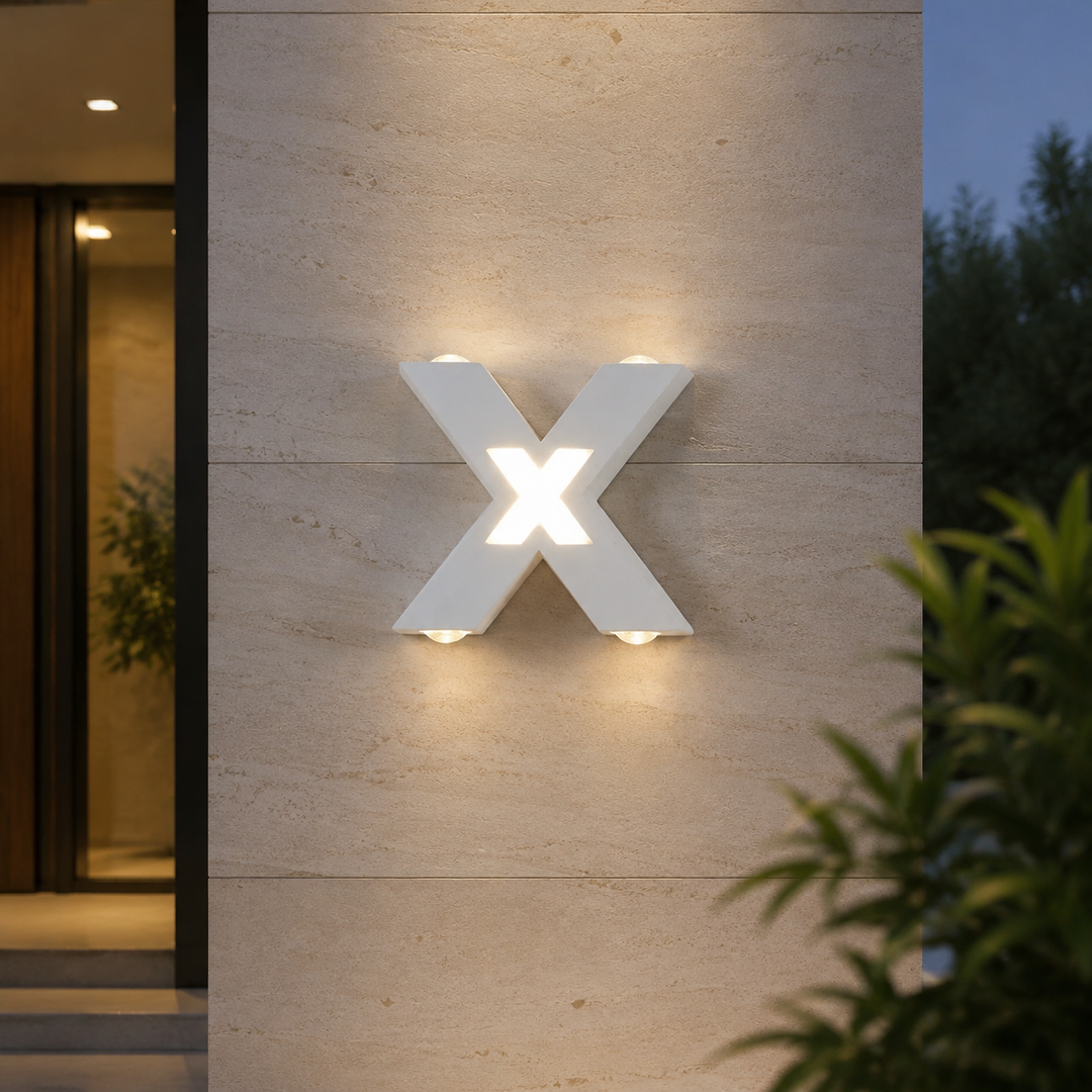 Bolvormige LED Wandlamp Aluminium Buiten