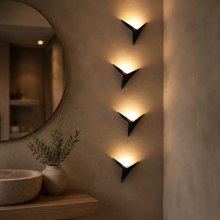 Geometrische Sterren Wandlamp Driehoekig