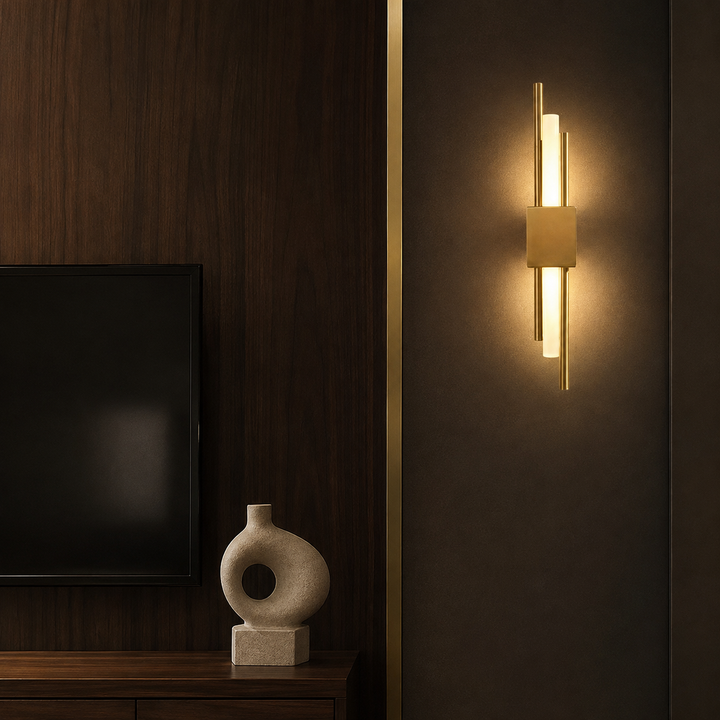 Gouden Lineaire Wandlamp Modern Design