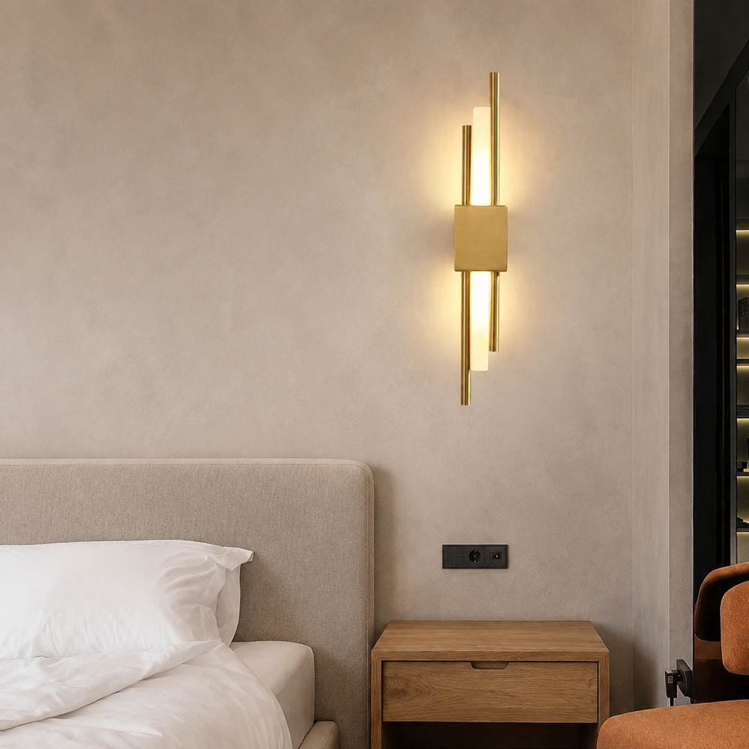 Gouden Lineaire Wandlamp Modern Design