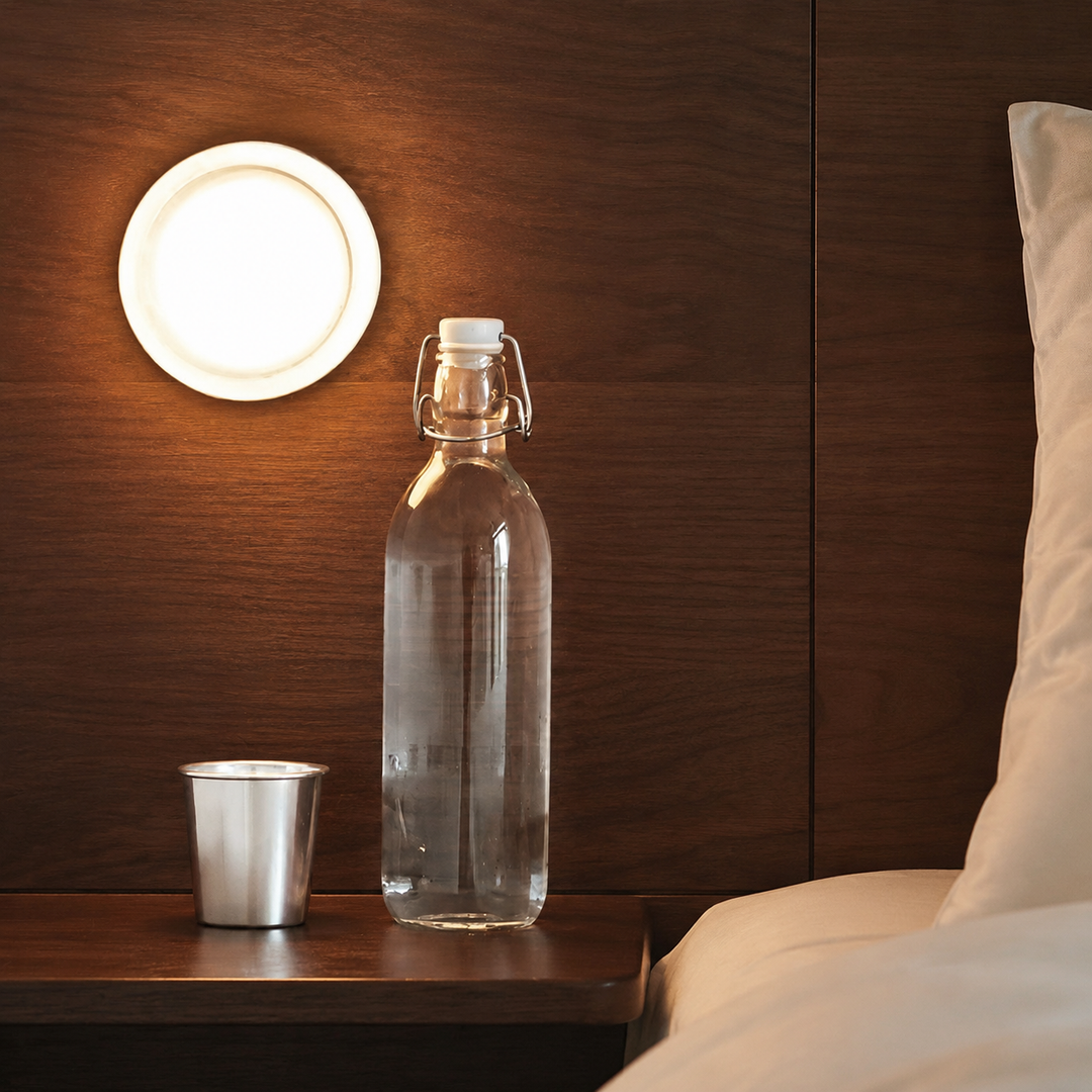 Ronde Goud Metalen Wandlamp Modern