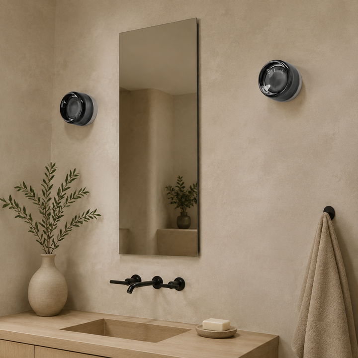 Ronde Goud Metalen Wandlamp Modern