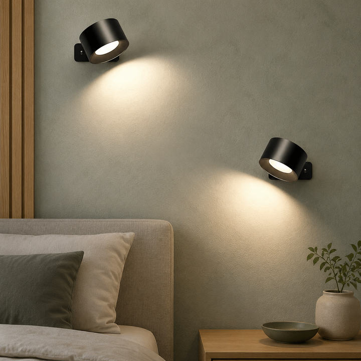 Draadloze Wandlamp 360° Magneet