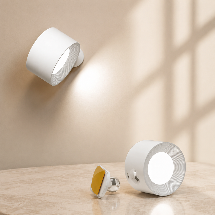 Draadloze Wandlamp 360° Magneet