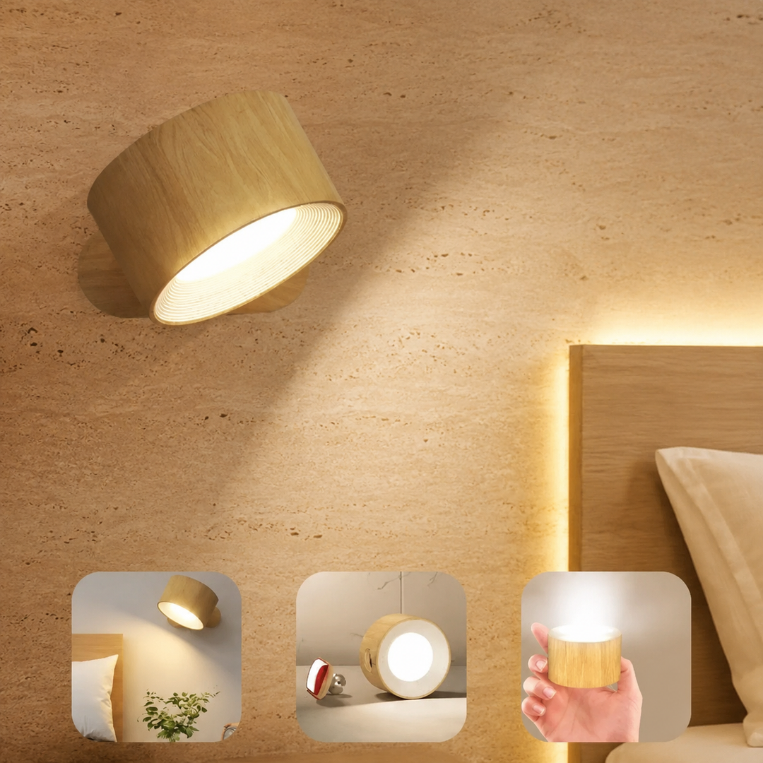 Draadloze Wandlamp 360° Magneet