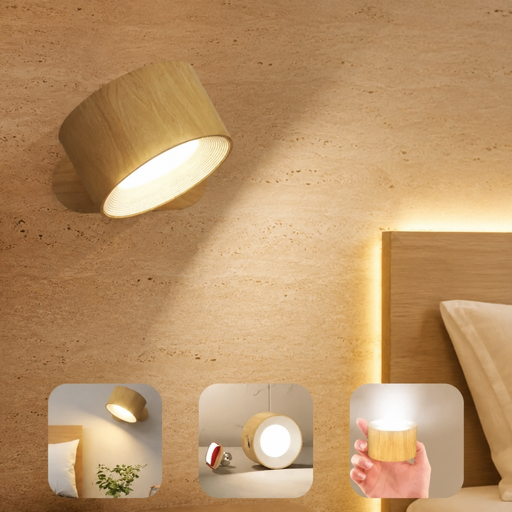 Draadloze Wandlamp 360° Magneet