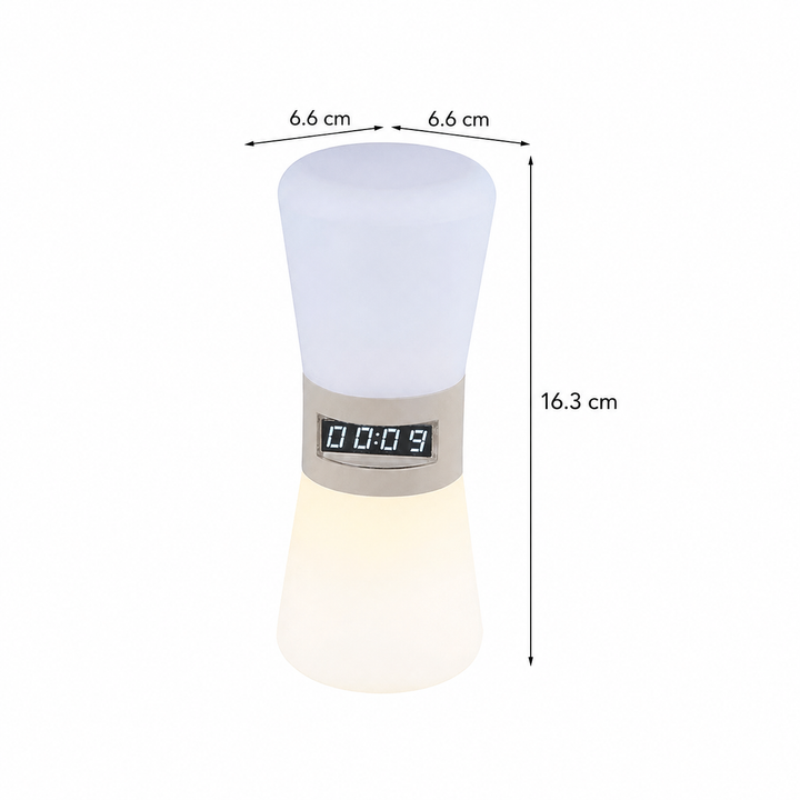 Kleine Witte Tafellamp Countdown Zandloper
